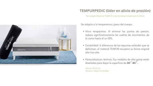 Colchón TEMPUR PEDIC