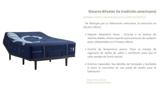 Colchón STEARNS & FOSTER