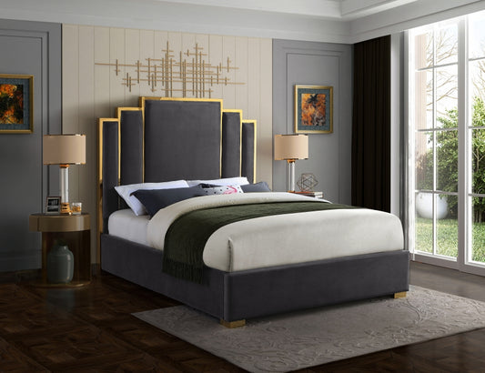 Cama Hugo Gray King Size