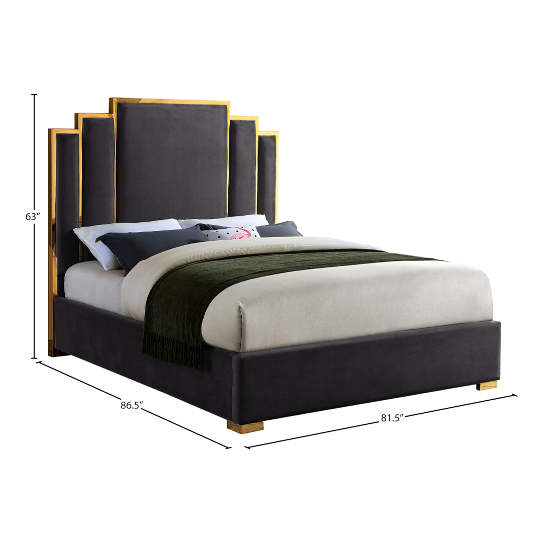Cama Hugo Gray King Size