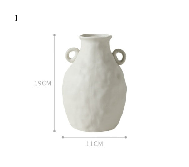Jarrón Cerámico Andorra — Escultura Decorativa Premium