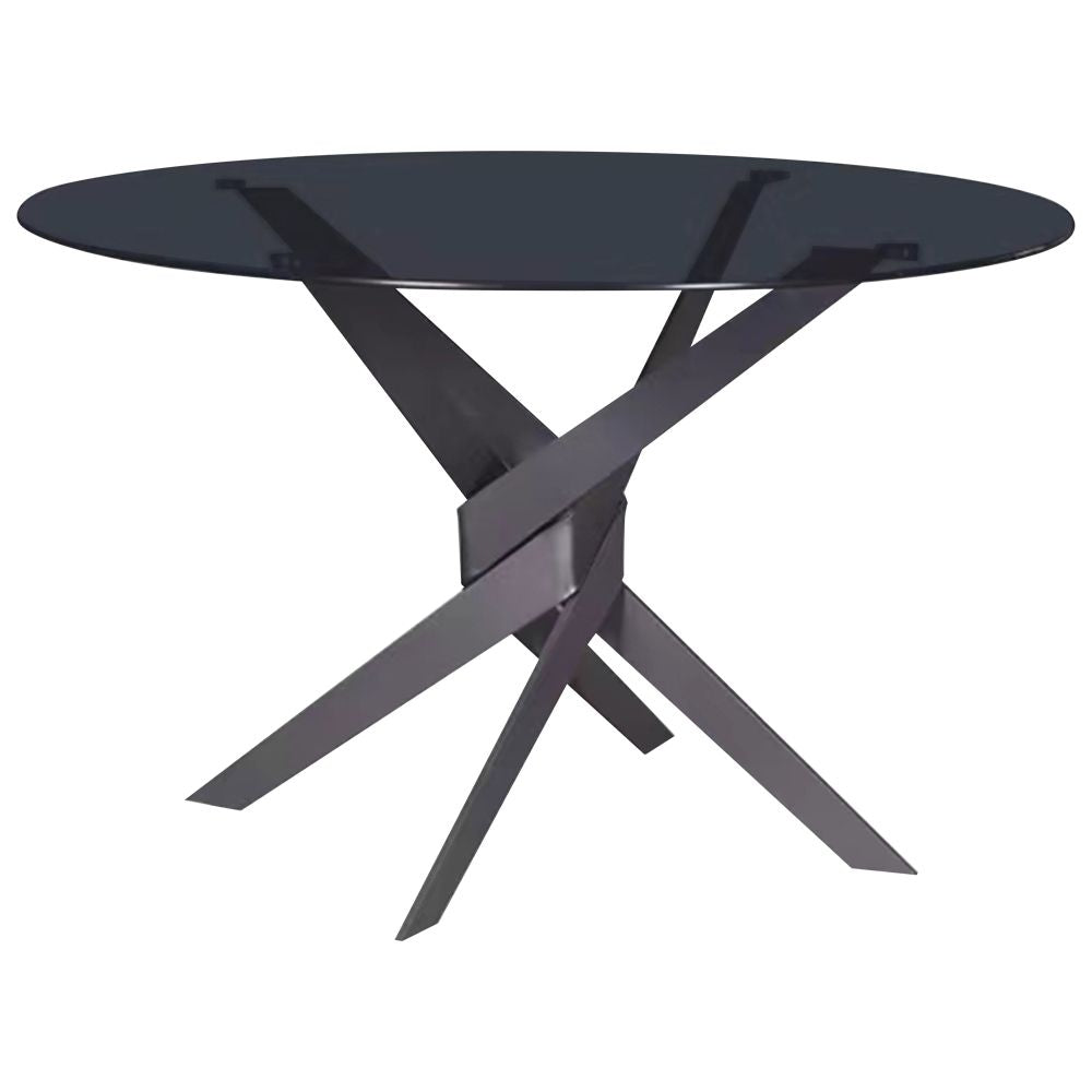 Mesa de comedor Vince redonda negro