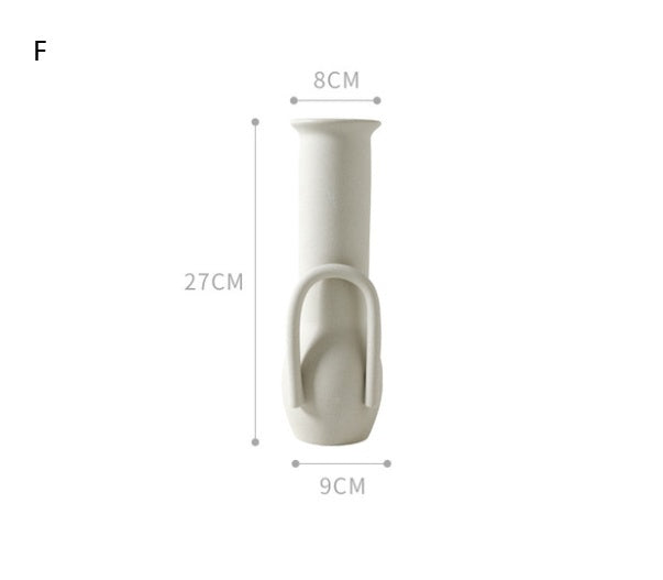 Jarrón Cerámico Andorra — Escultura Decorativa Premium