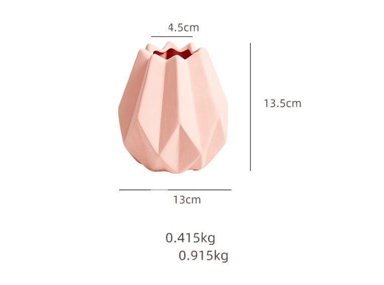 Florero Cerámico Escultural — Diseño Contemporáneo Premium