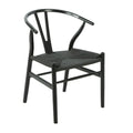 Silla Allende negro madera
