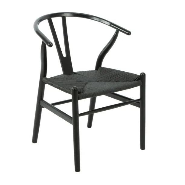 Silla Allende negro madera