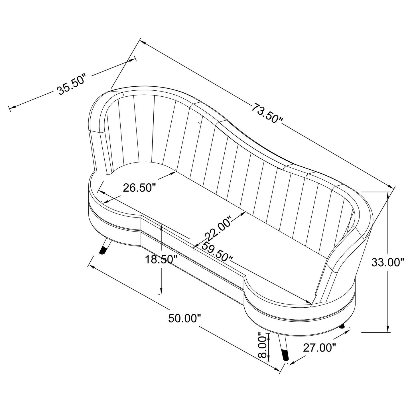 Sala Sophia sofá+loveseat