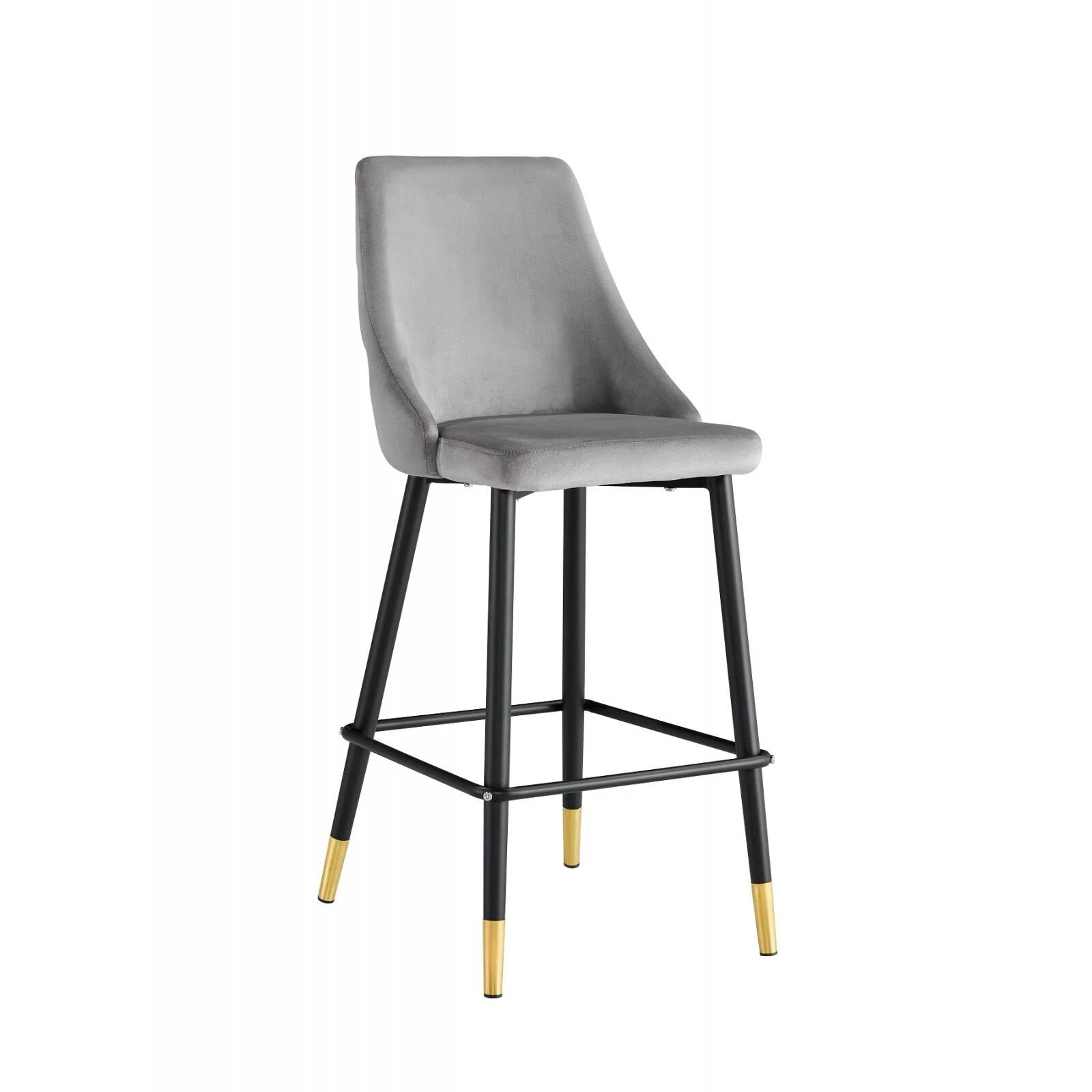Banco dukesa velvet Gris/ gold