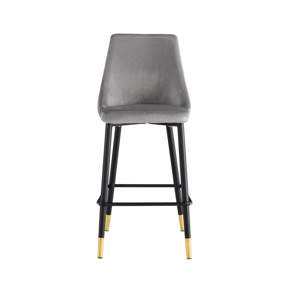 Banco dukesa velvet Gris/ gold