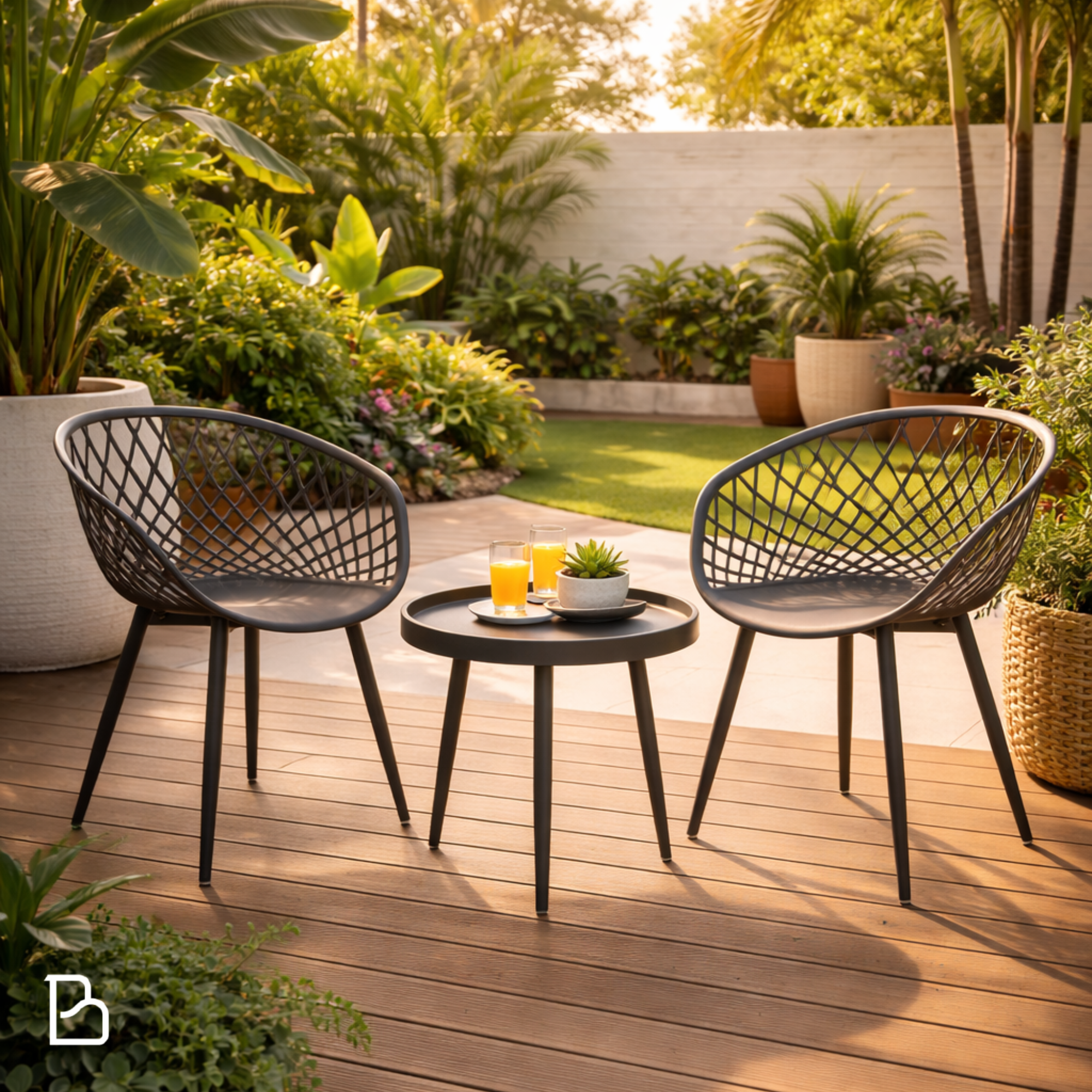Set exterior dominico gris