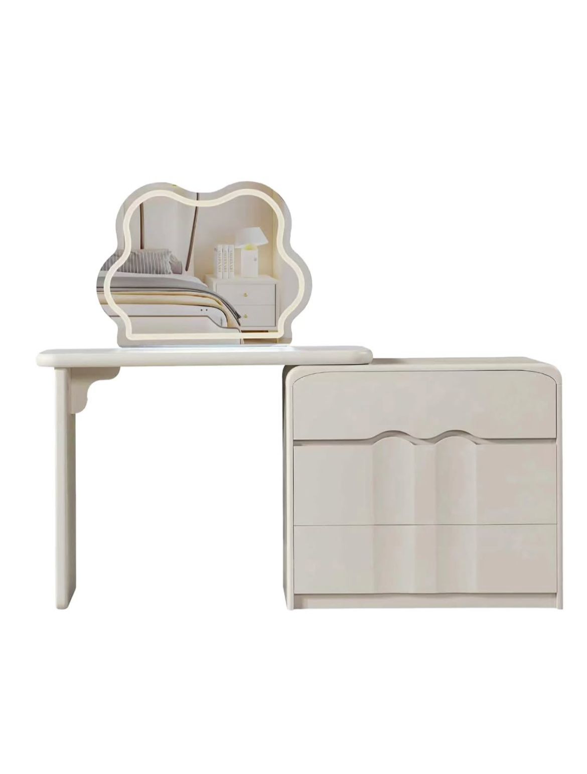 Vanity Nube - Escritorio crema