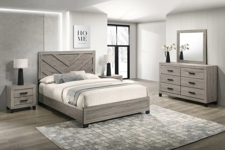 Set 5 Recamara gris claro
