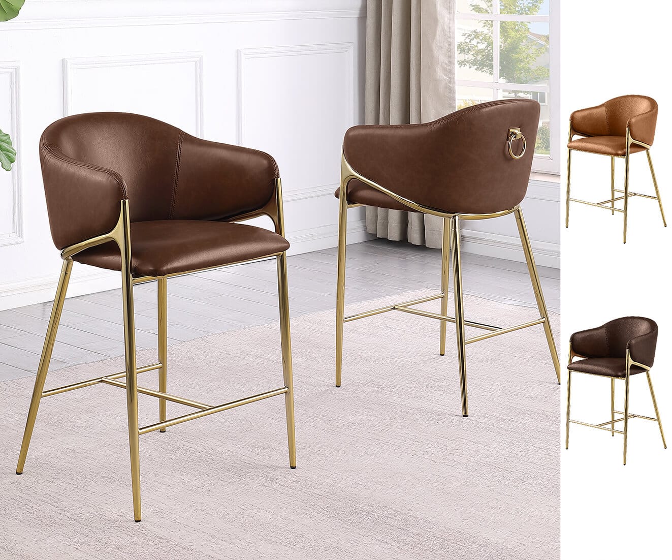 Banco de cuero BS454 Set 2