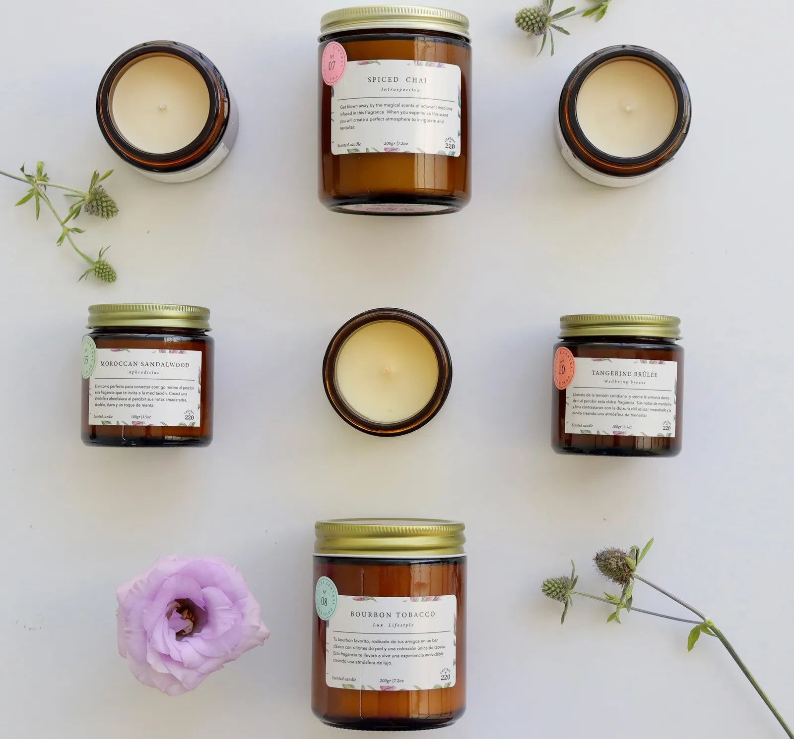 Velas Aromáticas CENTRAL 220