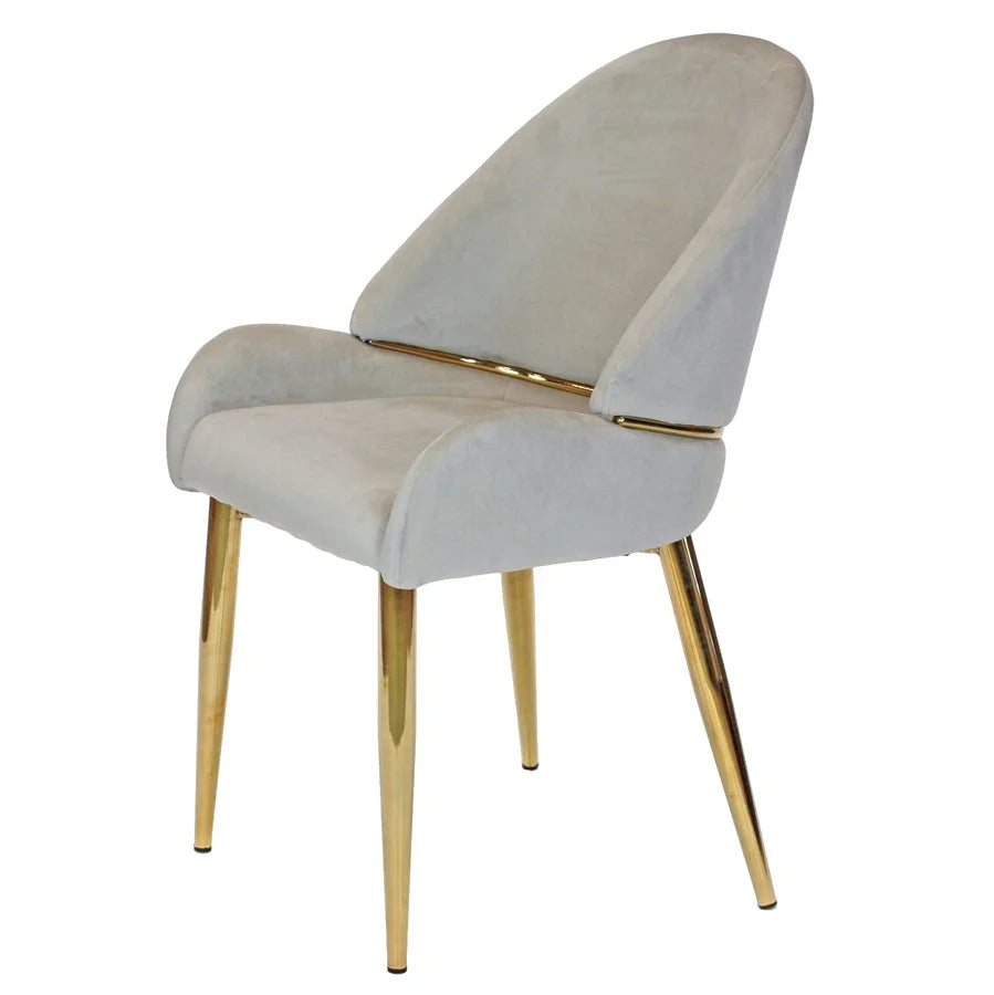 Silla dorada Modelo Clara