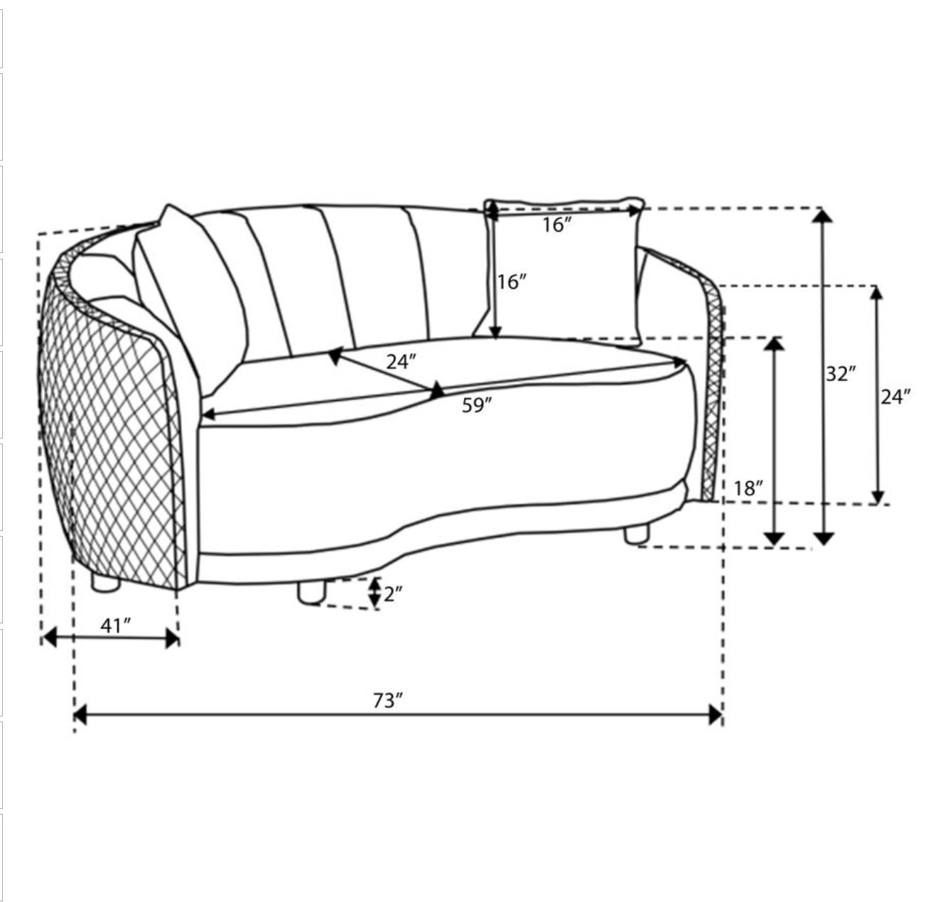 Sala brookside sofa+loveseat
