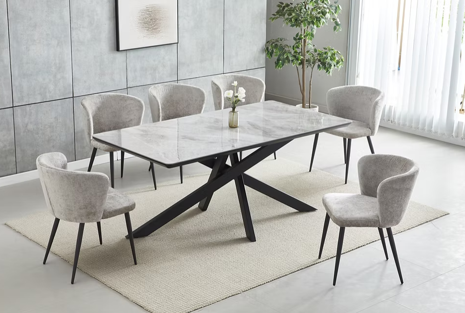 Mesa de comedor Metal negro