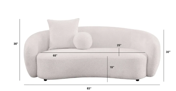 Teddy beige Sofa & Loveseat