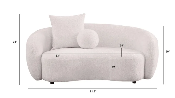 Teddy beige Sofa & Loveseat