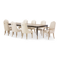 Comedor Malibu Crest crotch mahogany P/8 Michael Amini