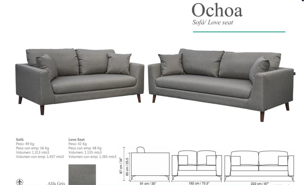 Sofás Ochoa 32 Set 2