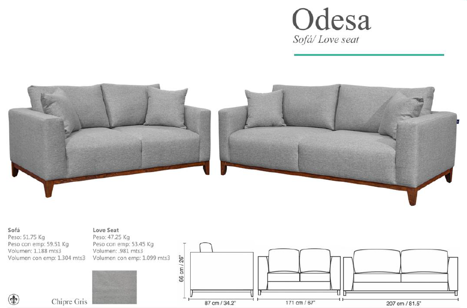 Sofas Odesa 32 Set 2