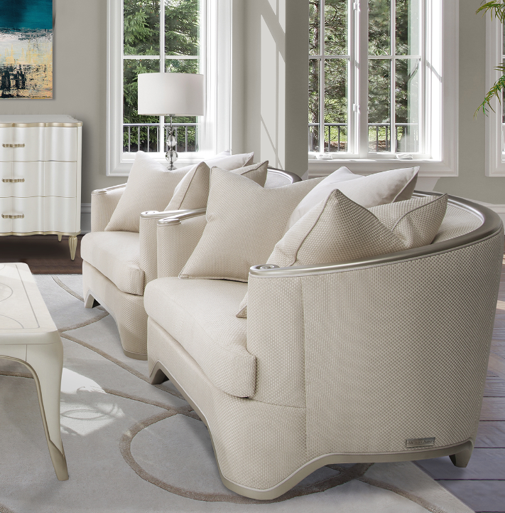 Sillón ocasional champán London Palace