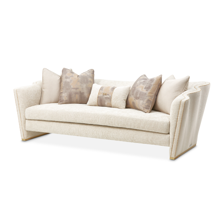 Sofá Capuchino Champán la Terraza Michael Amini