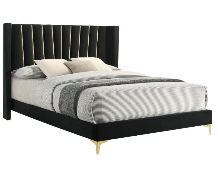 Cama Kendall Eastern King - negro gold
