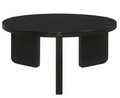 Mesa de centro Cordova - madera maciza negro