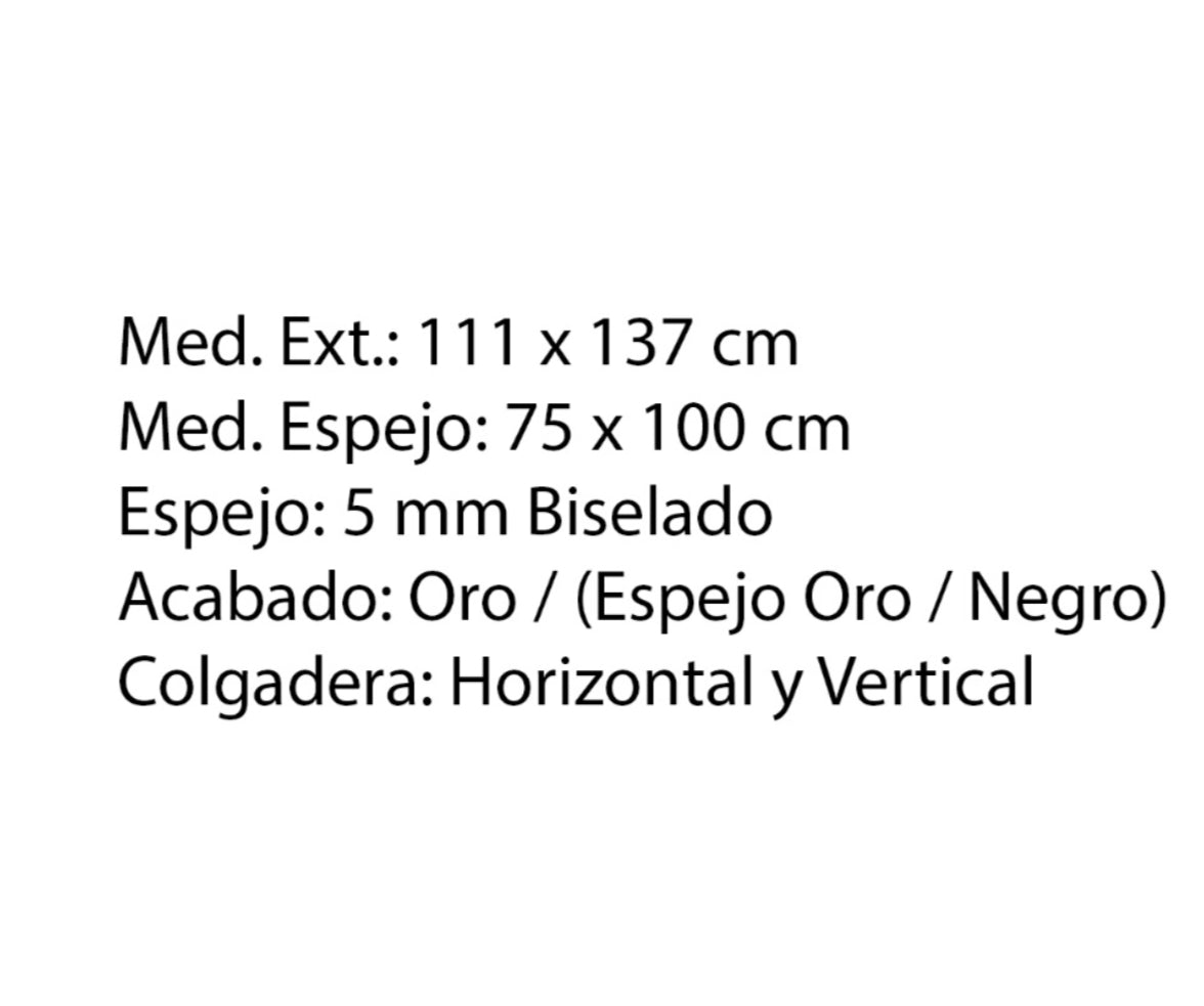 Espejo Vecchio oro