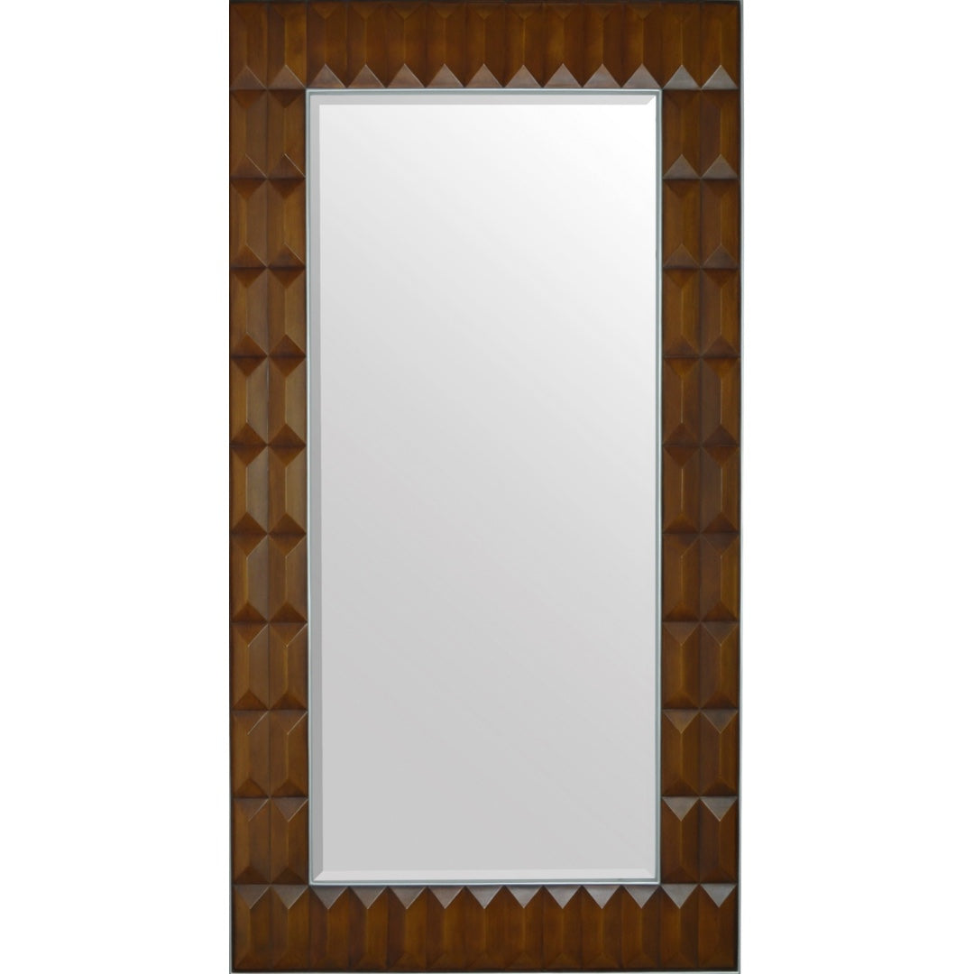 Espejo Lumaca madera/plata