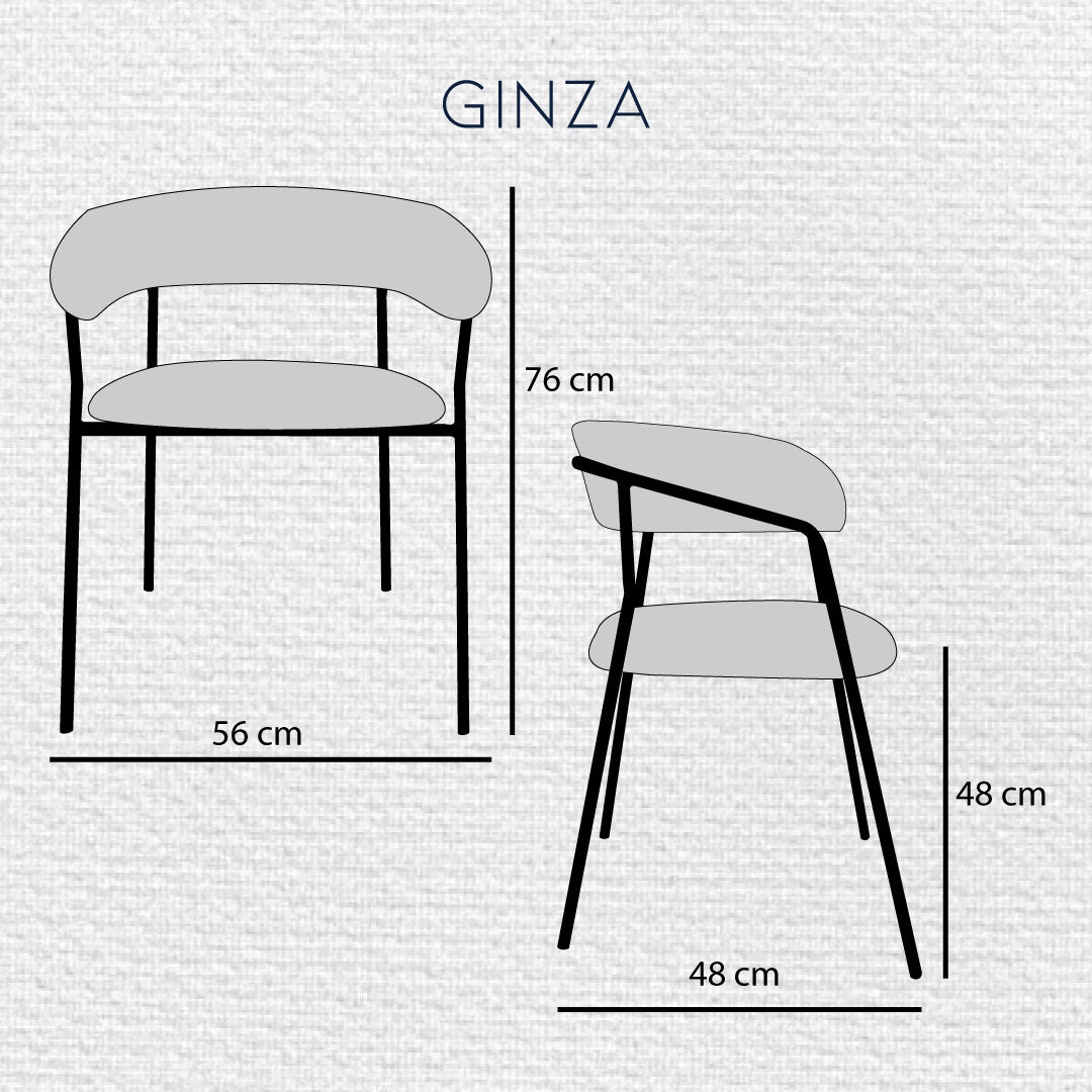 Silla Ginza Naranja