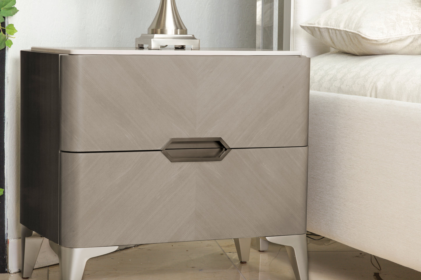 Recámara The Penthouse Michael Amini  King Size (3 piezas)