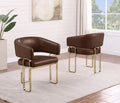 Set 2 sillas Mocha Leathaire