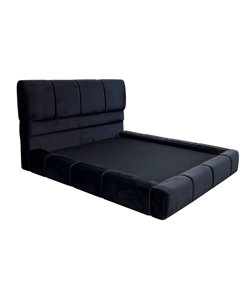 CAMA NUBE TERCIOPELO ESTILO CONTEMPORANEO