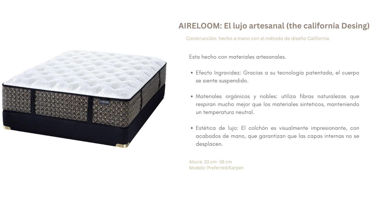 Colchón AIRELOOM