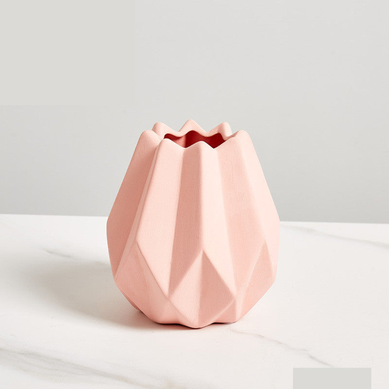 Florero Cerámico Escultural — Diseño Contemporáneo Premium