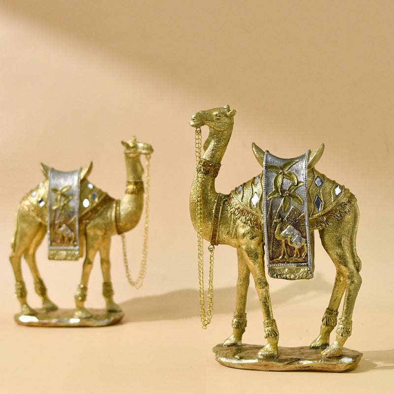 Figurilla Escultural de Camello — Acento Artístico para Espacios Contemporáneos