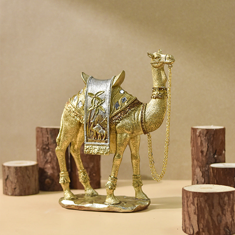 Figurilla Escultural de Camello — Acento Artístico para Espacios Contemporáneos