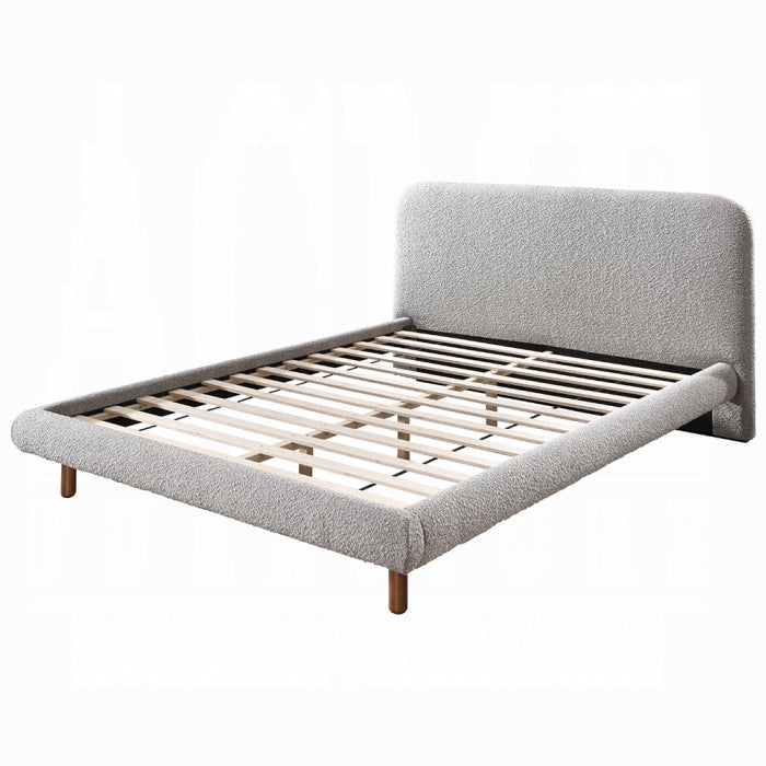 Cama Cleo textura boucle Queen