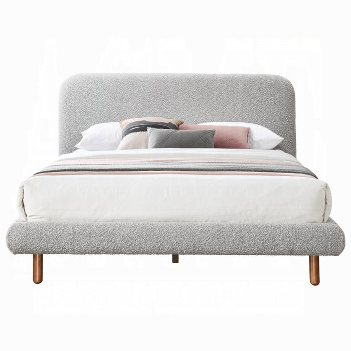 Cama Cleo textura boucle Queen