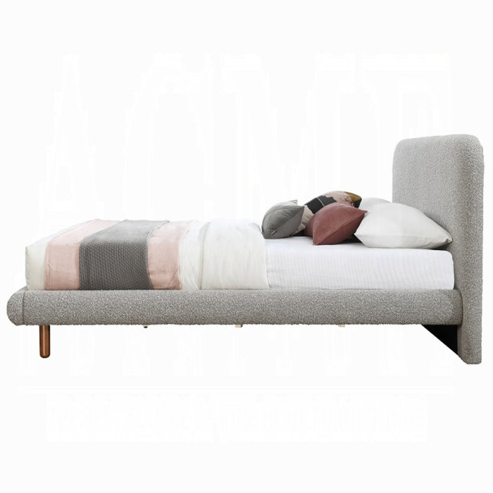 Cama Cleo textura boucle Queen