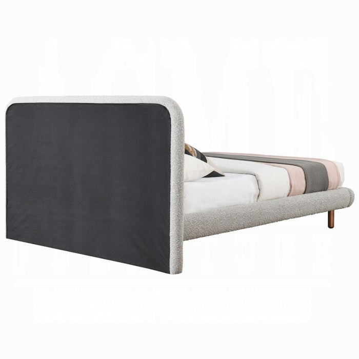 Cama Cleo textura boucle Queen