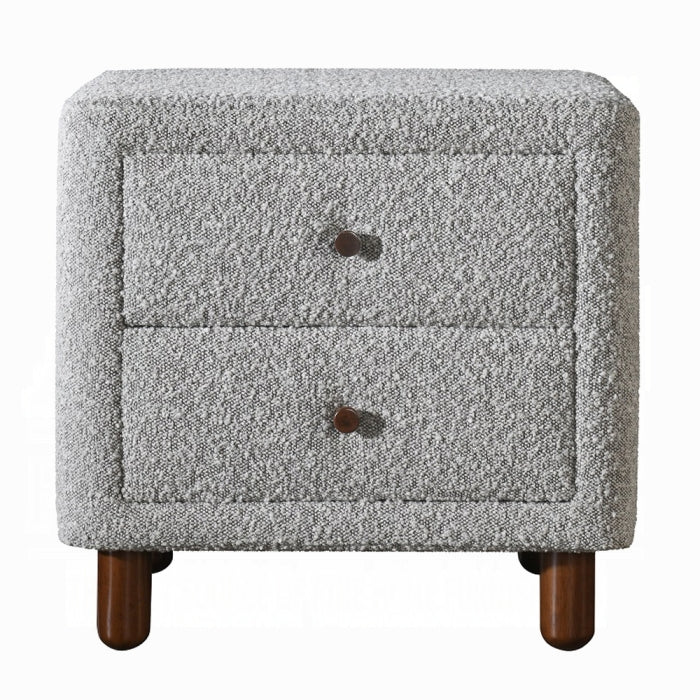 Cama Cleo textura boucle Queen