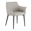 SILLON OCASIONAL HANNA PU GRAYGE PATA GREY-GOLD