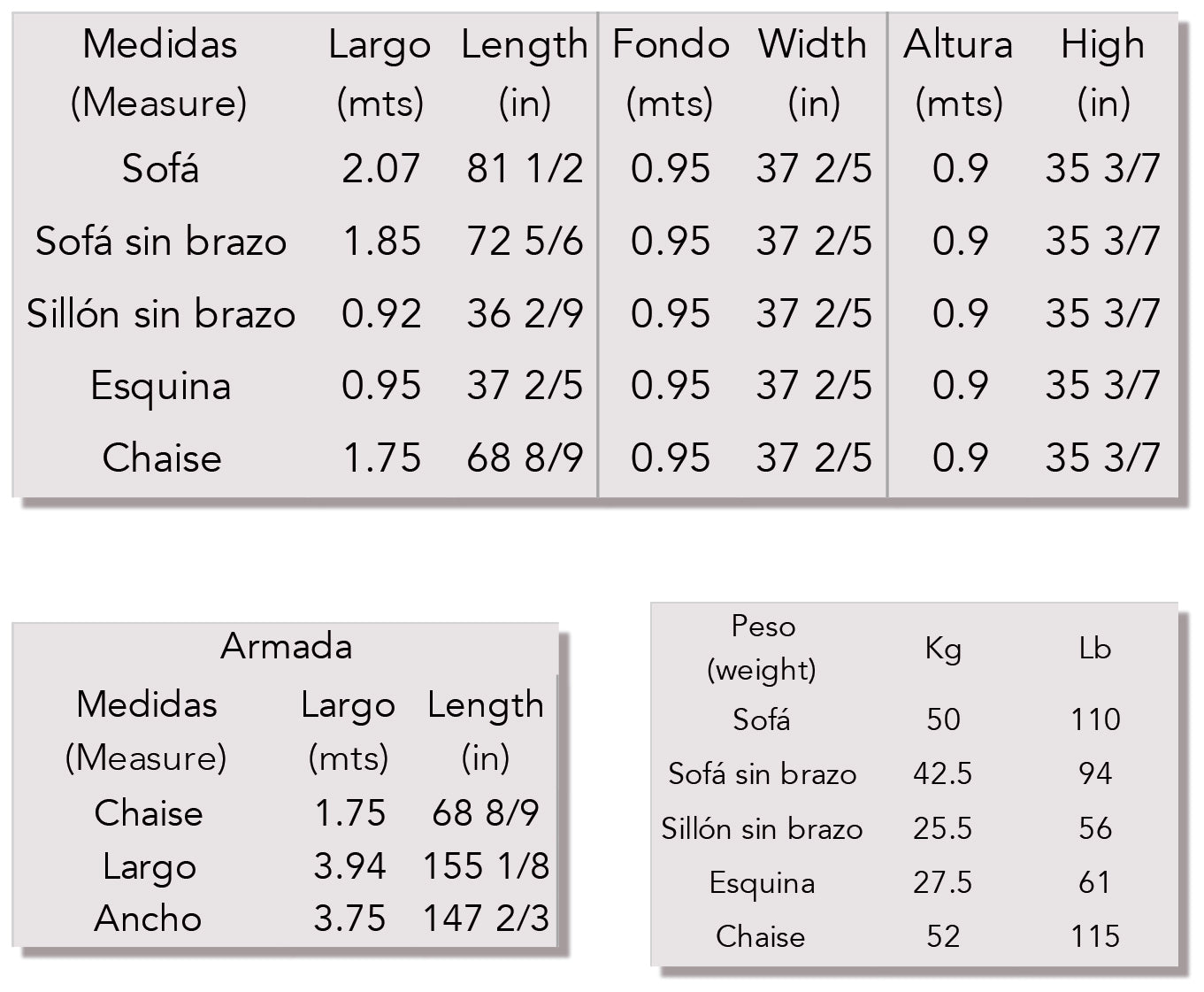 Sala Modular Christopher