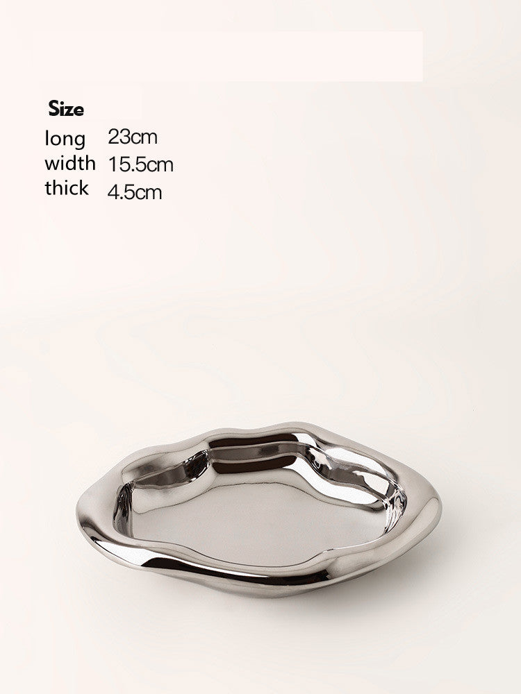 Bandeja Decorativa de Lujo - diseño irregular