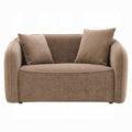 Keith Loveseat con 2 almohadas marron